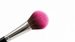 © Borasca - Festival of colors beauty concept with pink powder brush highlighting vibrant celebration and joyful expression