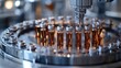© AizayStock - Close up of centrifuge machine filling vials with a solution
