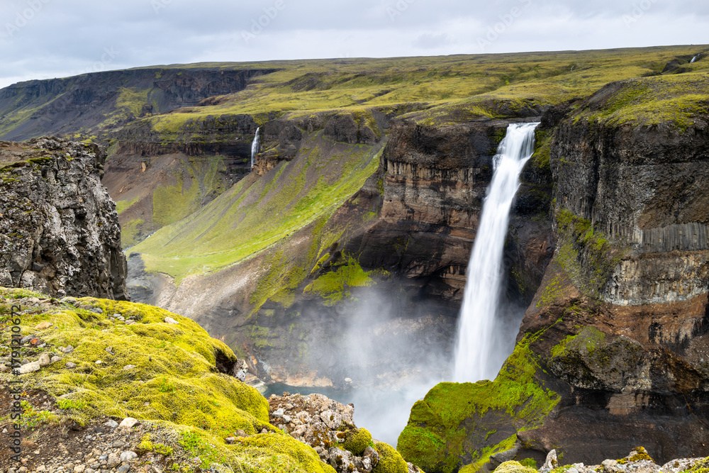 Iceland Travel: Icelands highest waterfall. Haifoss waterfall can only ...