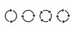 © Ka Han - Cycle arrow icon set. Repeat, refresh, and reload symbol. Sync and rotation sign