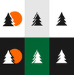 © isti - pine tree, icon, symbol, abstract, minimalist, natural, idea, concept, template, leaf, landscape, outdoor, simple, home, corporate, company