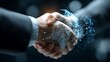 © HPMP Studio - Handshake Meeting with Global Technology Data Connection for Business Partnership