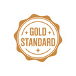 © motiur vector artist - Elegant gold standard seal of excellence and quality