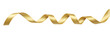 © Rony - Shiny golden ribbon for gift decoration and festive ornaments elegant decorative element for holiday greetings awards ceremonies birthday anniversaries special occasions