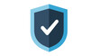 © ratna  fitriyani - A dark blue shield with a light blue border and a white checkmark