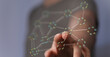 © vegefox.com - Abstract image showing network connection and conceptual technology structure with the hand. Concept for commun