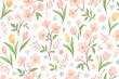 © Sumit - Spring flower blossom seamless pattern