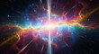 © SABBIR - Glowing Nebula Shaped Like Divine Energy Burst Symbolizing Universal Awakening and Higher Consciousness JPG