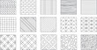 © Dazzling Arts - Architectural CAD Hatch Pattern Set, Vector Collection of Abstract Line Textures, Mosaic, Brick, Tile, and Stone Patterns for Architecture, Interior, and Landscape Design Plans