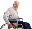 © Robert Kneschke - Senior sitting in wheelchair smiling