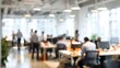 © VolumeThings - Abstract blurred image suitable for illustrating an article about office workers at desks