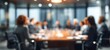 © hao - Business people in Round table discussions at Business conventions and Presentations, meeting business partners in the conference room, blurring the image. High quality