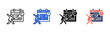 © RanuKumbolo.lab - Presentation Schedule icon set multiple style collection