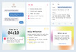 © LeWen - Editable mobile screen UI templates for reminders, notes, chats, emails, and alerts. Aesthetic social media posts with realistic screenshot designs, clean layouts, and modern UI styles.