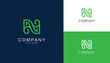 © kaneki - Letter N logo design template. Monogram N logo icon
