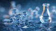 © nameera_hasan - clear molecule model science experiment liquid