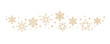 © krissikunterbunt - snowflakes and stars border isolated vector illustration