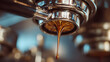 © Sunny - Coffee stream flowing from espresso machine nozzle with crema