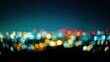 © Zhou - downtown. City skyline at night with bokeh lights captures an abstract urban landscape in atmospheric glow. travel magazines, destination branding, designed for travel destination branding.