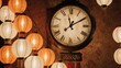 © Cumam - Vintage Clock and Lanterns.