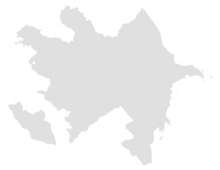 Azerbaijan map, suitable for map, geography, country, border, and location themes. Ideal for education, business, and infographic.