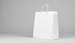 © Jamod Arvind bhai - Minimalist White Paper Shopping Bag Mockup.
