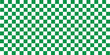 © Aminul - green and white checkered pattern with alternating squares geometric grid design for transparency background texture and retro decoration