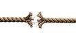 © mhmdyatt - Breaking Rope Fraying and Separated on White Background