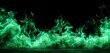 © ahmad - Eerie green flames rise against a dark backdrop, flowing texture