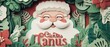 © Aiy JR Stock - Merry Christmas Santa Claus Holiday Illustration