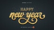 © Zdson - Happy New Year Gold Glitter Text Effect