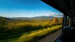 © Giovanni - Scenic roadside landscape viewed from a bus, travel perspective, tourism focus