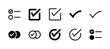 © Lalavida - Check Box Icon Set Line and Solid style for Multiple Selection