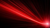 Red Laser Beam Moving Light Streak Ray Glowing Comet Light Flare