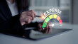© InfiniteFlow - Expense control concept visualizing expense, cost, and spending with emphasis on budgeting, cost control, and financial planning Latch
