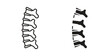 © Fati - Human spine icon. Symbol, logo illustration. graphic icon set
