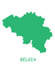  Belgium map graphic
