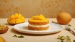 © TheWaterMeloonProjec - A Layered Mango Dessert, showcasing a rich flavor profile with natural sweetness