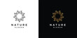 © sang - beauty flower ornament icon logos. set of beautiful abstract flower logo icons.