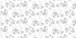 © roky - Subtle light grey seamless floral pattern, delicate blossoms and elegant swirling tendrils create a sophisticated decorative background texture