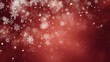 © Nok_prusspa - Snowflakes Falling on a Warm Red Background for Winter Decoration