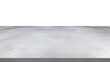 © Matt - Light gray concrete surface with polished matte finish on transparent background