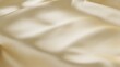 © Jayeda akter - Luxurious Cream Silk Fabric with Gentle Folds and Subtle Sheen