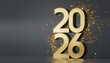 © Andesgn 04 - Golden 2026 numbers explode with confetti celebrating New Year's Eve success