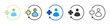 © Iconjam - rehabilitation icon set multi style various collection