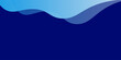 © zai - Flowing dark blue curve shape with soft gradient vector abstract background, relaxing and tranquil art, can illustrate health medical or sound of music.