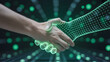 © Nizam - Digital handshake connecting humans and technology for future partnerships
