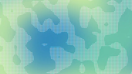 Naklejka na meble Blue Green Abstract Grid Line Gradient Background for Modern Digital Design