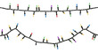 © Saim Art - String of christmas lights transparent background cutout png