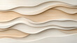 © siraphol - Soft beige layered wooden waves with gentle flowing curves conveying calm